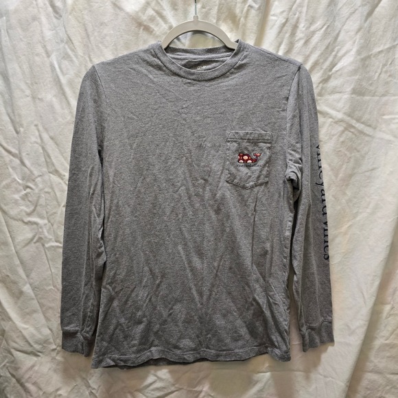 Vineyard Vines Other - Vineyard Vines Kids XL Gray Basketball Whale Long Sleeve T Shirt Top‎